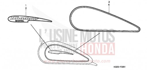 MARQUE (2) VT125C2Y de 2000